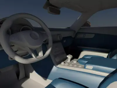 MERCEDES SLS CONCEPT Low-poly 3D model