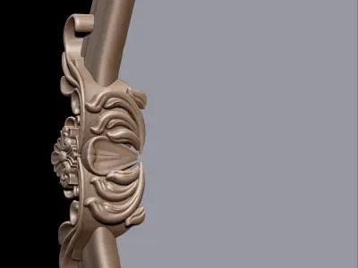 Mirror Ornament 3d Model 3D print model