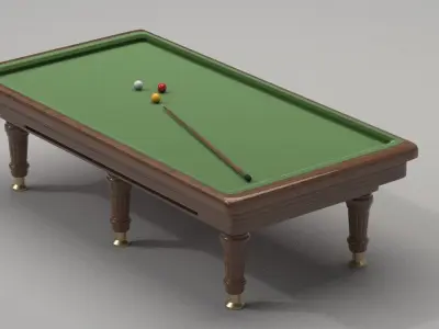 pool table Free 3D model
