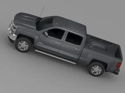 Chevrolet Silverado High Country StB 2016 3D model