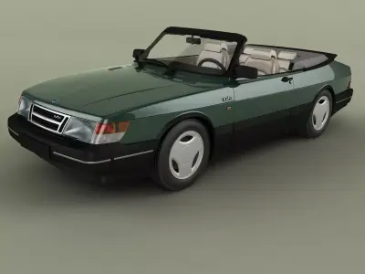 SAAB 900 Turbo Convertible 3D model
