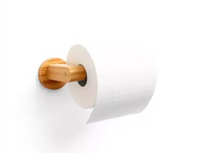 Wooden Toilet Roll Holder model pack Low-poly 3D model