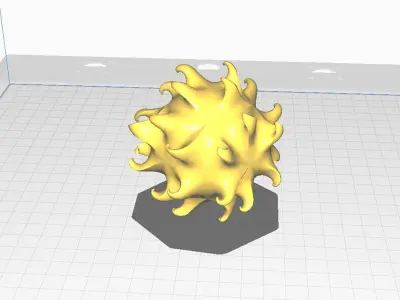 Art ball decoration Free 3D print model