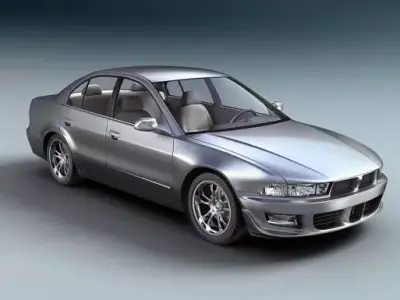 Mitsubishi Galant Sedan Car 3D model