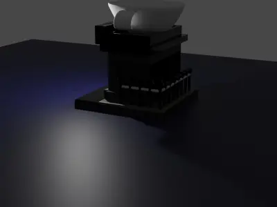 coffee shop Free 3D model