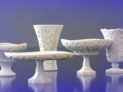 decore glassware set 09 3D print model