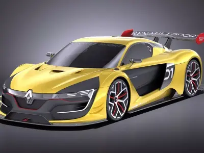 Renault Sport RS01 2018 VRAY 3D model