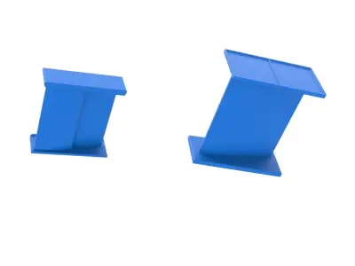 Wings of BriSCA Formula 1 Stock Car for Asphalt Scale 1 to 25 3D print model