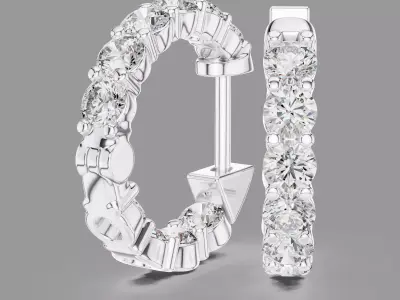  Diamond Hoops  3D print model