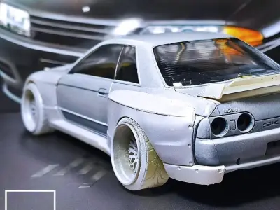 GTR R32 BODYKIT For tamiya 1-24 Modelkit 3D print model
