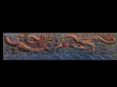 Sculpture relief 3D model