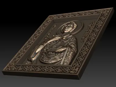 Saint Panteleimon the Healer 2 3D model