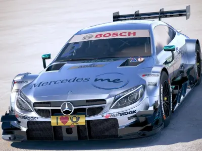 Mercedes AMG C-coupe c63 DTM 2017 3D model