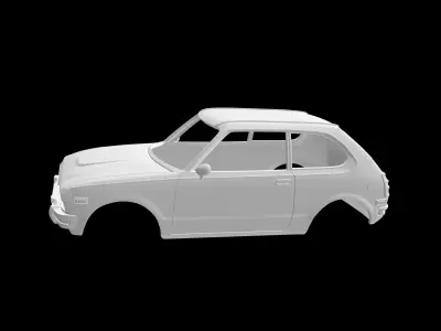 GenericJapanese Hatchback 1976 3D print model