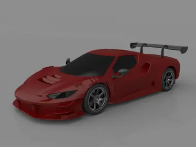 Ferrari 296 GT3 Cup Motorsport Ready to Print STL Files 3D print model