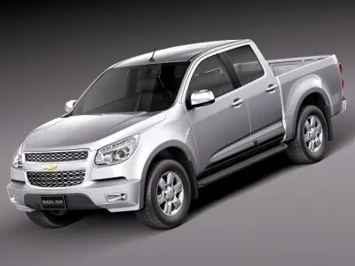 Chevrolet Colorado 2012 Double Cab 3D model