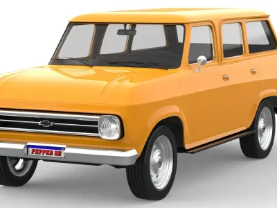 Chevrolet Veraneio 1977 3D model