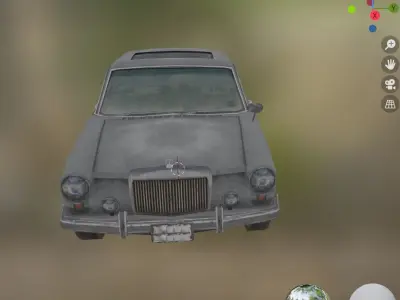 sedan 2009 Low-poly 3D model