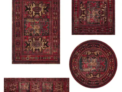 Rugs No 235 Low-poly 3D model