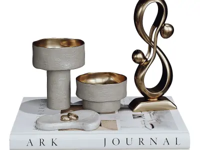 Decorative set 74 3D model