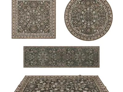 Rugs No 400 Low-poly 3D model