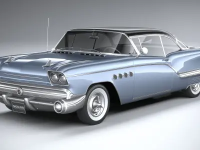 Generic American Car 1958 3D model