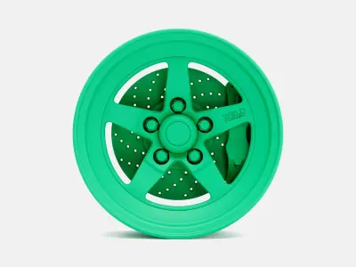 15x5 Weld S71 Wheel and Brake 3D print model