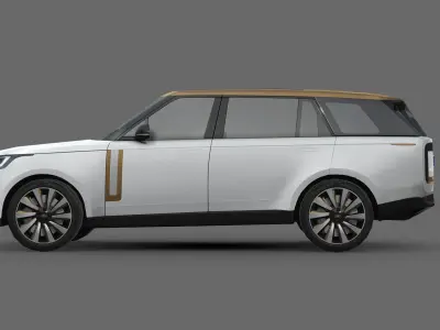 Land Rover Range Rover SV LWB Low-poly 3D model