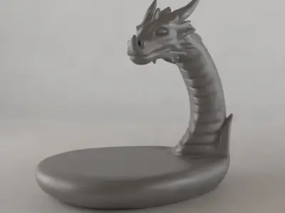 Dragon Organizer Echo Dot Holder and Stylish Decor 3D print model