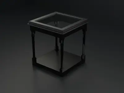 Wood Table 3D model