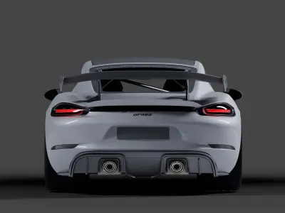 Porsche Cayman 718 GT4 RS  3D model