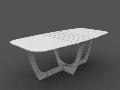 Baxter Romeo table 3D model