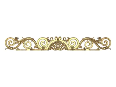 decorative pattern ready for 3D printing 3D model 8