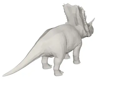 Dinosaur triceratops 3D model buy