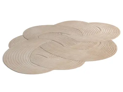 Rochebobois Nuvola Rug 3D model