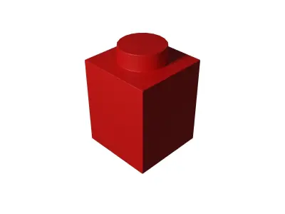 Lego Brick 1x1x1 3D model