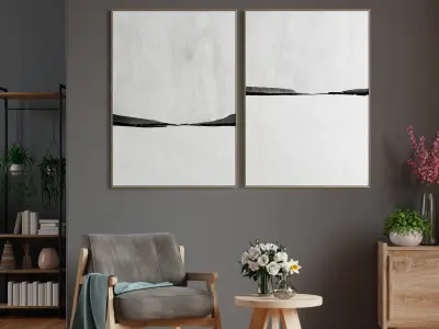 Photo Frame 201 Low-poly 3D model