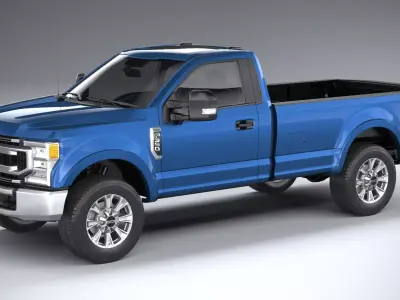 F-350 Super Duty XLT 2022 3D model