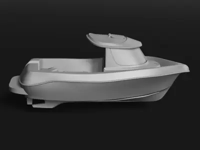 Arvor fishing boat 3D print model