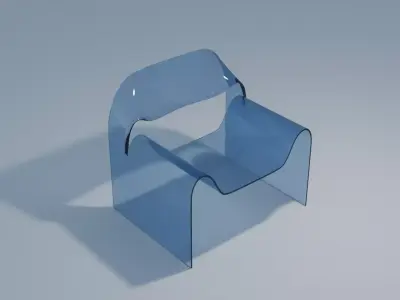 Ghost Chair Replica 4K 3D model