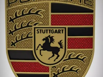 Porsche Logo 3D model