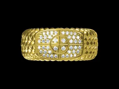 Texture RIng 3D print model
