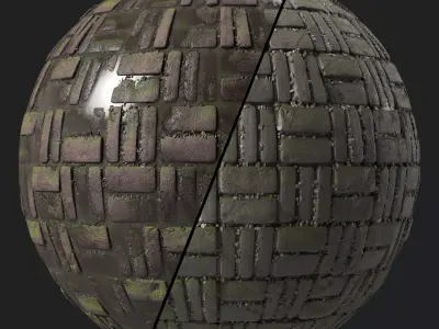 Pavement Materials 29- By Gravel and Mud Pbr 4k Seamless Texture