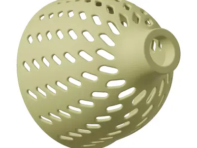 Plastic Exquisite Ceiling Lamp Toy 3D model