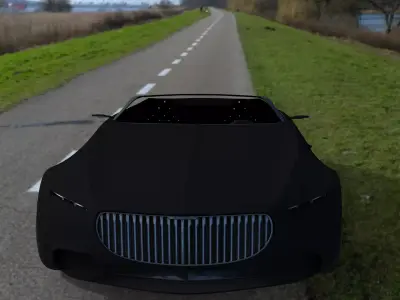 luxury convertible  3D model