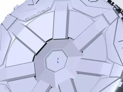 Tires Goodyear Tesla Cybertruck  3D print model