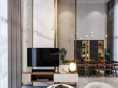 Modern home 3D model