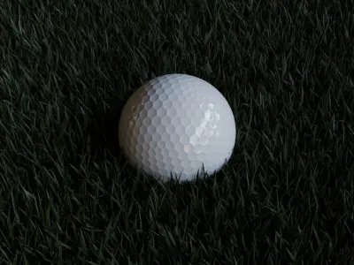 Highpoly Golfball 3D model