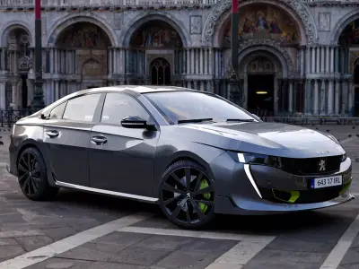 Peugeot 508 3D model
