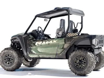 Wolverine RMAX2 1000 LE Green 3D model